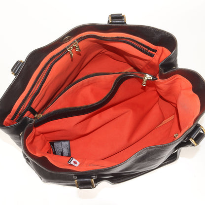 カウハイド レザー ショルダー トートバッグ (GLOSS) / MADE IN JAPAN