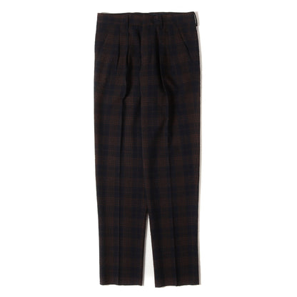 24SS ANGELICO ウールシアサッカー トラウザーズ スラックス パンツ / MADE IN JAPAN