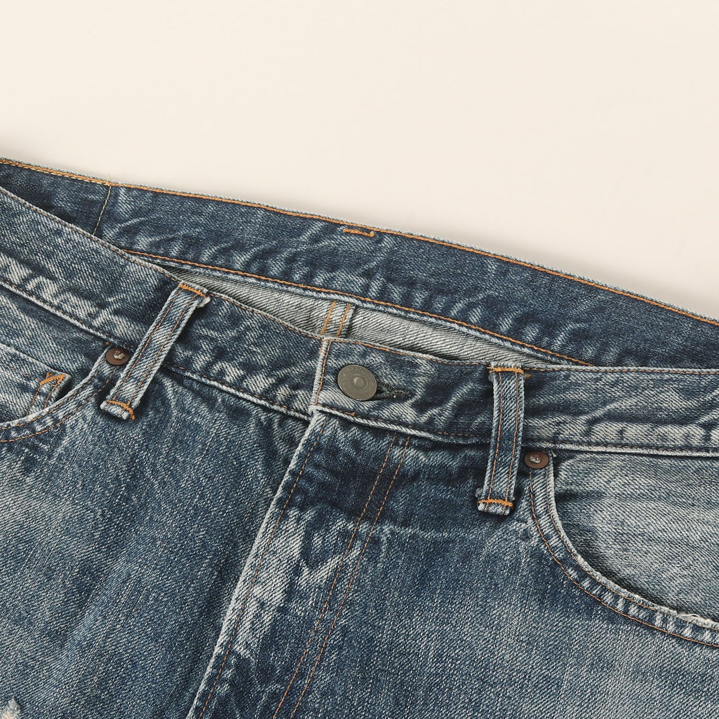 ヴィンテージ リペア加工 デニム パンツ (S965)