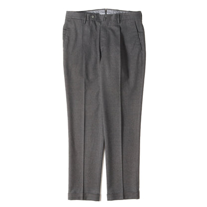 23AW ワンタック テクノウォッシャブルウール トラウザー スラックス パンツ / GENTLEMAN FIT