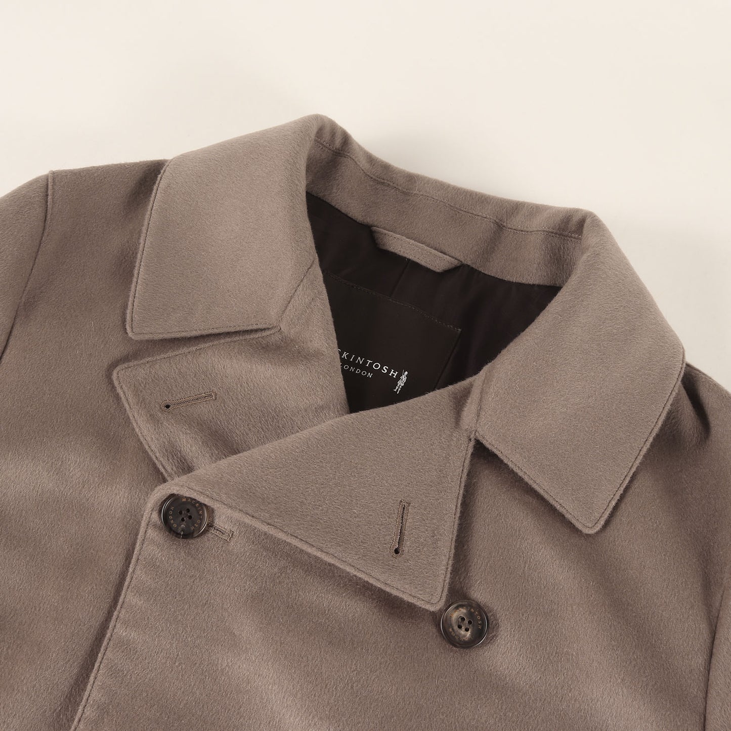 25AW ウールカシミヤ ビーバー トレンチコート