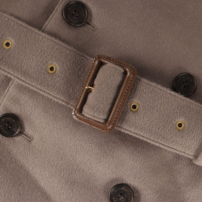 25AW ウールカシミヤ ビーバー トレンチコート