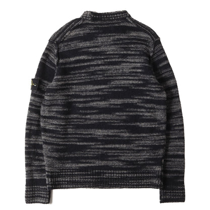 23AW モックネック ニット セーター (LOGO BADGE SWEATER)