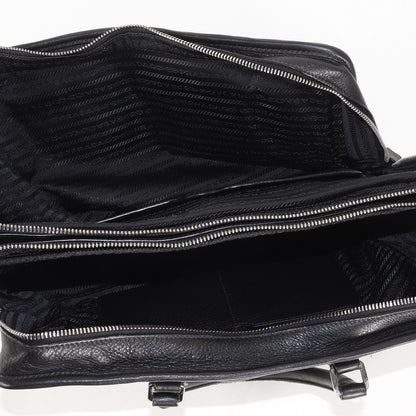 トライアングルロゴプレート ヴィッテロダイノレザー ブリーフケース