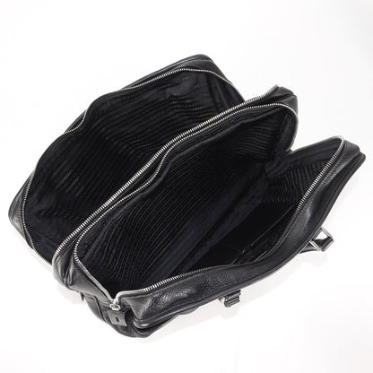 トライアングルロゴプレート ヴィッテロダイノレザー ブリーフケース