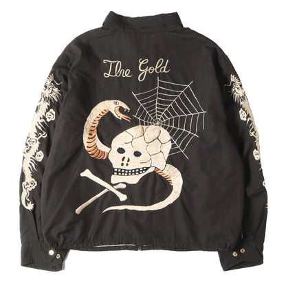 25AW スカル ロゴ 刺繍 ベトジャン (SKULL JACKET AGED MODEL)