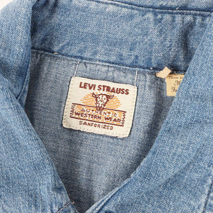25SS デニム ウエスタン シャツ (SHORTHORN SAWTOOTH INDIGO COSMOS)