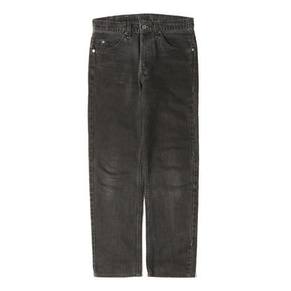 90s テーパード ブラックデニム パンツ (505 REGULAR FIT STRAIGHT LEG) / MADE IN USA