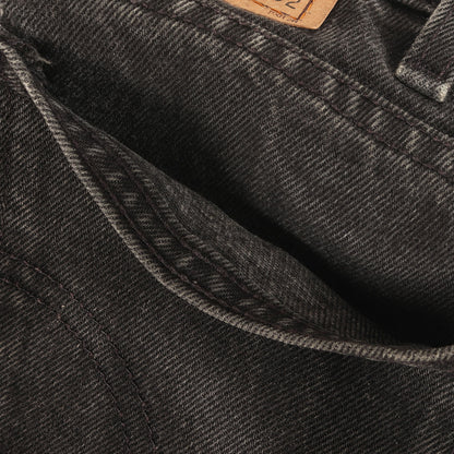 90s テーパード ブラックデニム パンツ (505 REGULAR FIT STRAIGHT LEG) / MADE IN USA