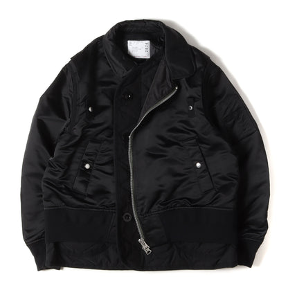 22AW ナイロンツイル ミックス ブルゾン (Nylon Twill Mix Blouson)