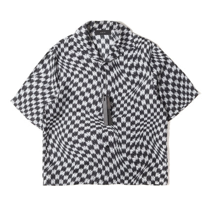 23AW ウェービー ロゴ シルク ショートスリーブ シャツ (WAVY MA SS SILK SHIRT)