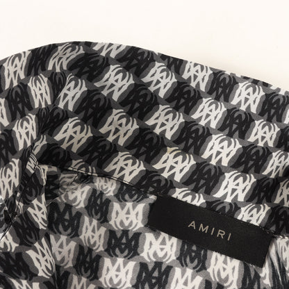 23AW ウェービー ロゴ シルク ショートスリーブ シャツ (WAVY MA SS SILK SHIRT)