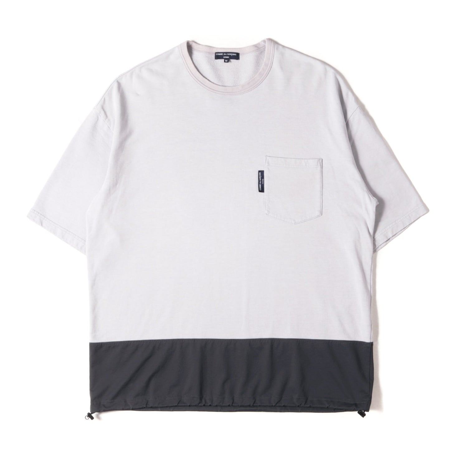 24SS 異素材切替 バイカラー Tシャツ
