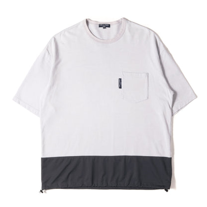 24SS 異素材切替 バイカラー Tシャツ