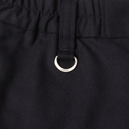 23AW ストレッチウール イージーパンツ (STRETCH WOOL HEM SHIRRING STANDARD EASY PANTS)