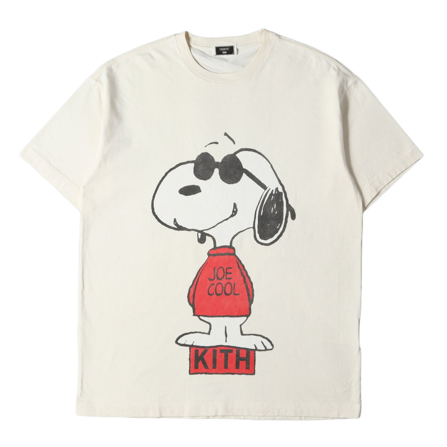 25SS × PEANUTS&CO. SNOOPY ロゴ Tシャツ (Kith for Peanuts Joe Cool Vintage Tee)