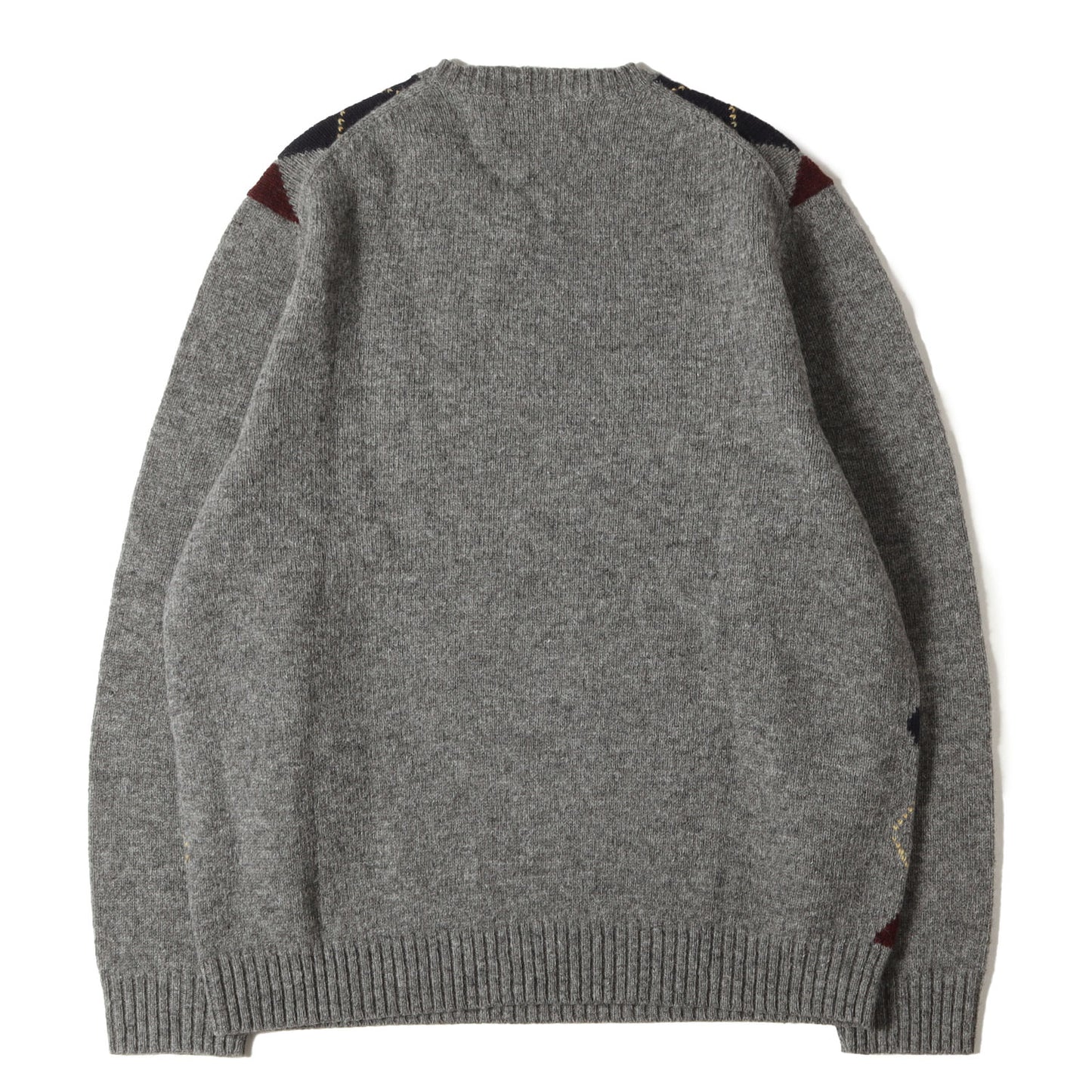 アーガイル シェットランドウール ニット セーター / SHETLAND WOOL
