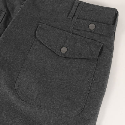 サイドスナップ ワイド テーパード ワークパンツ