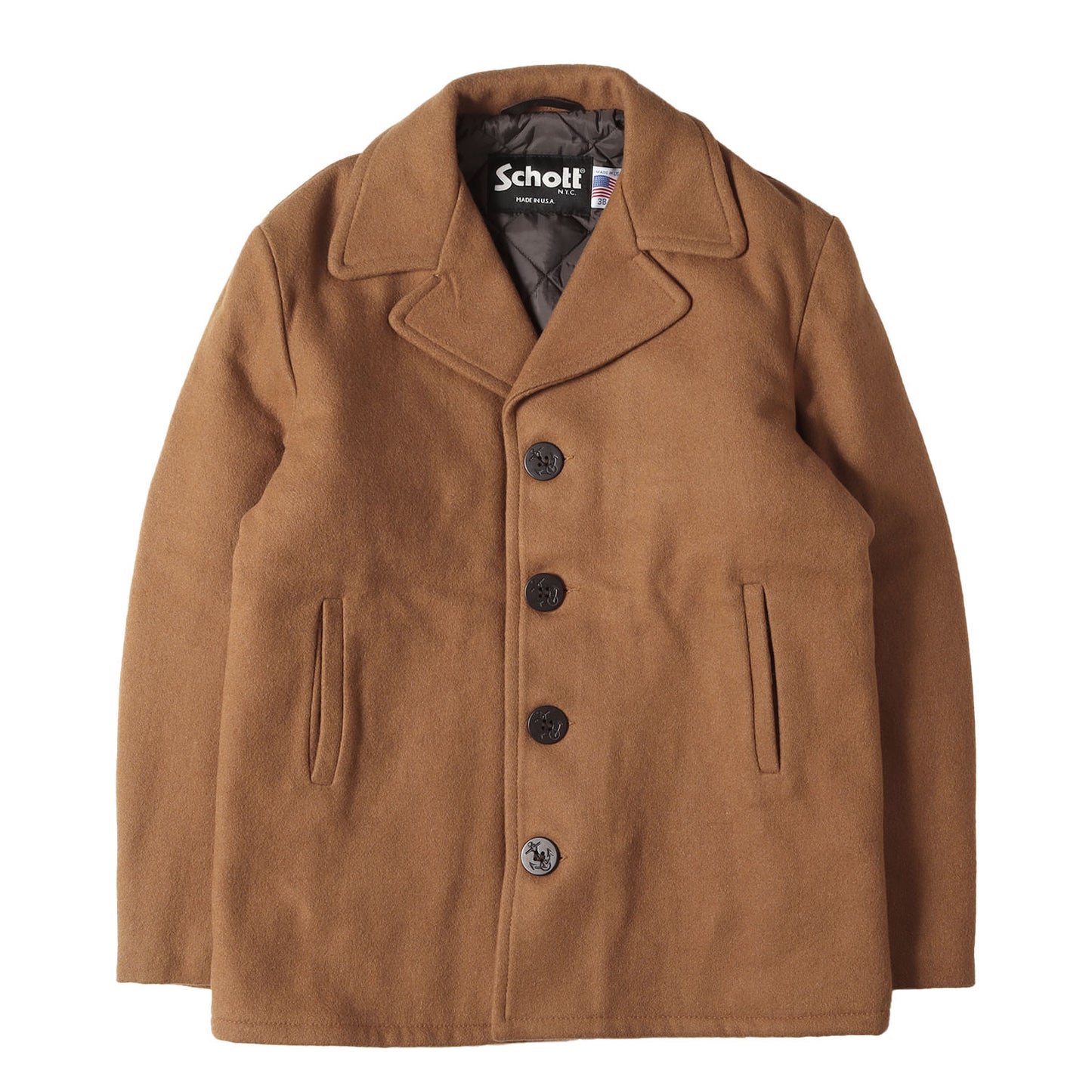 メルトン シングル ピーコート (SINGLE PEA COAT) / MADE IN USA