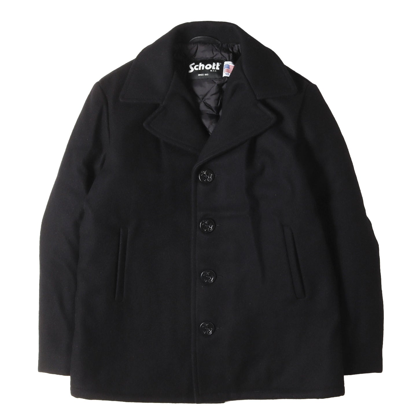 メルトン シングル ピーコート (SINGLE PEA COAT) / MADE IN USA