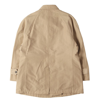 取り外し可能キルティングライナー付き ステンカラーコート