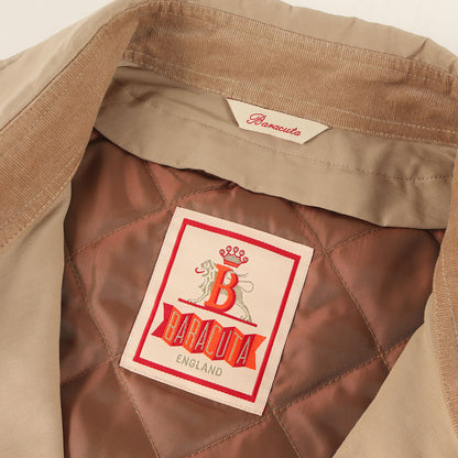 取り外し可能キルティングライナー付き ステンカラーコート