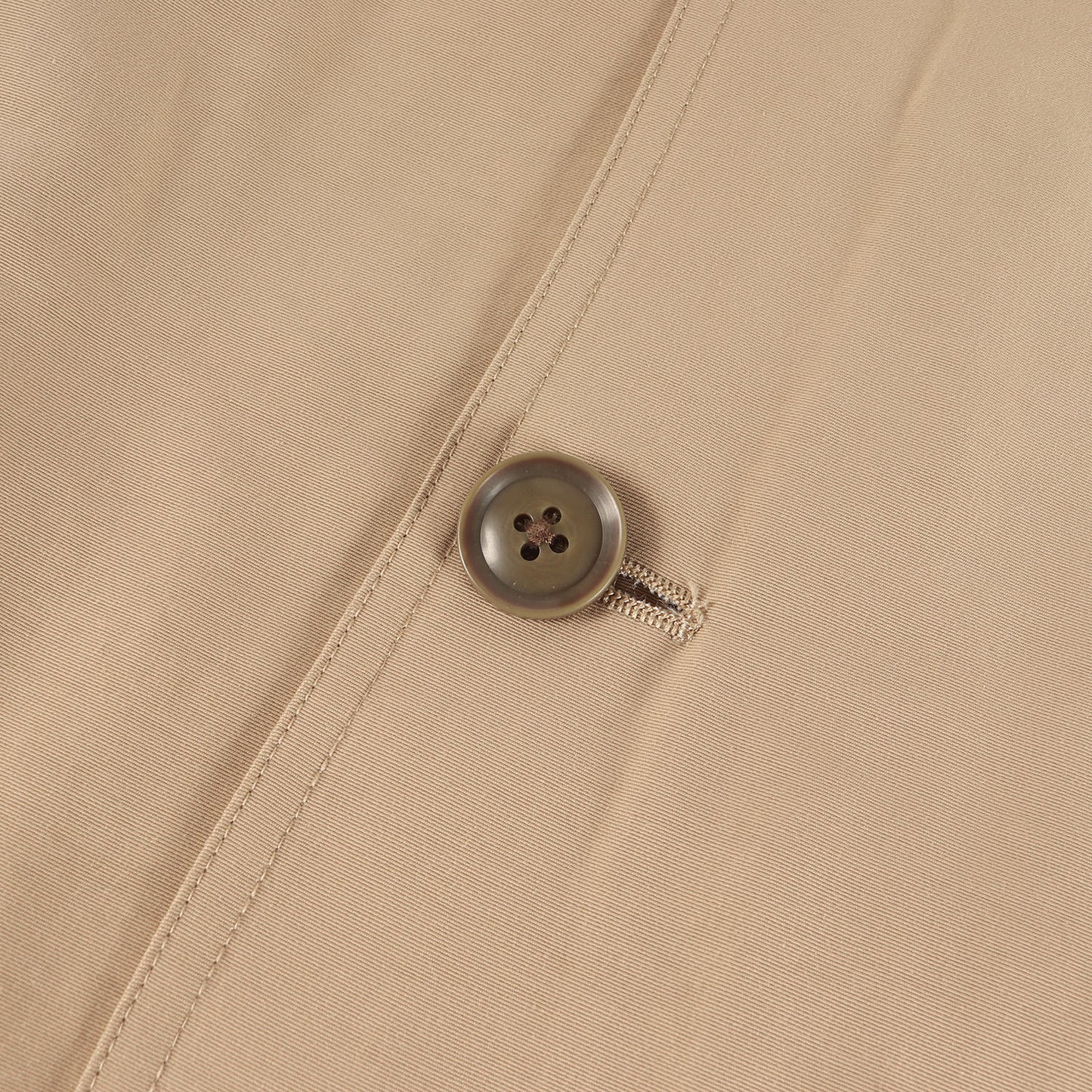 取り外し可能キルティングライナー付き ステンカラーコート