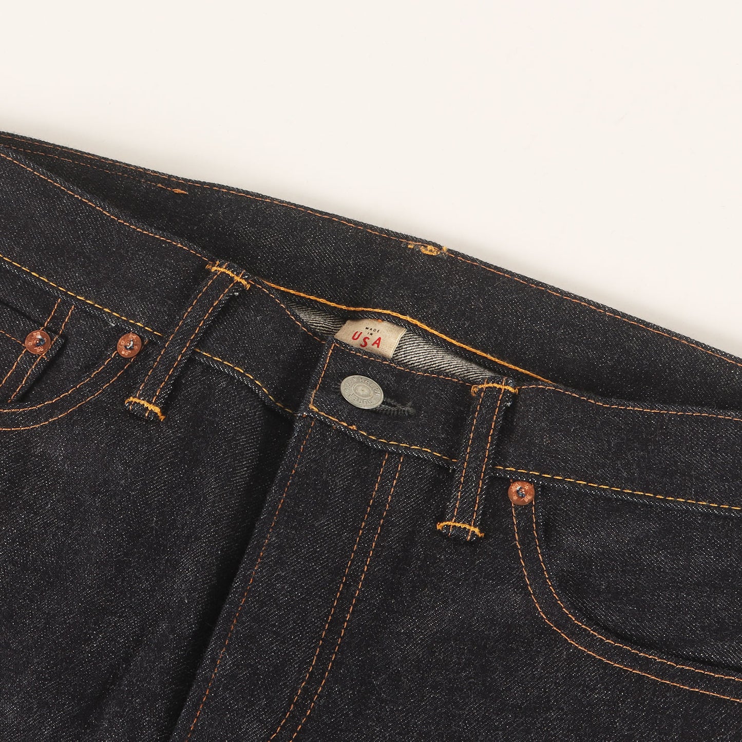 セルビッジ リジッド デニム パンツ / MADE IN USA