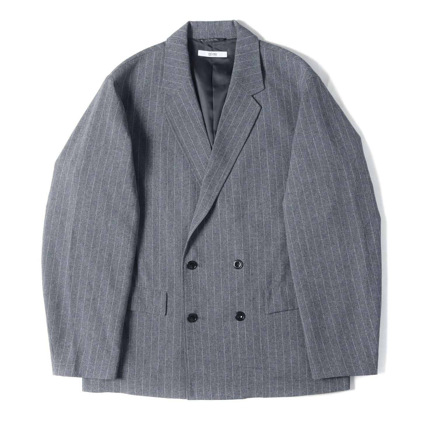 25SS TECH MELANGE WASHABLE とろみジャケット