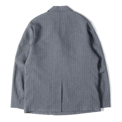 25SS TECH MELANGE WASHABLE とろみジャケット