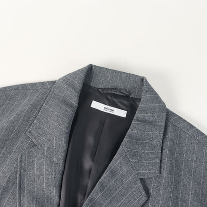 25SS TECH MELANGE WASHABLE とろみジャケット