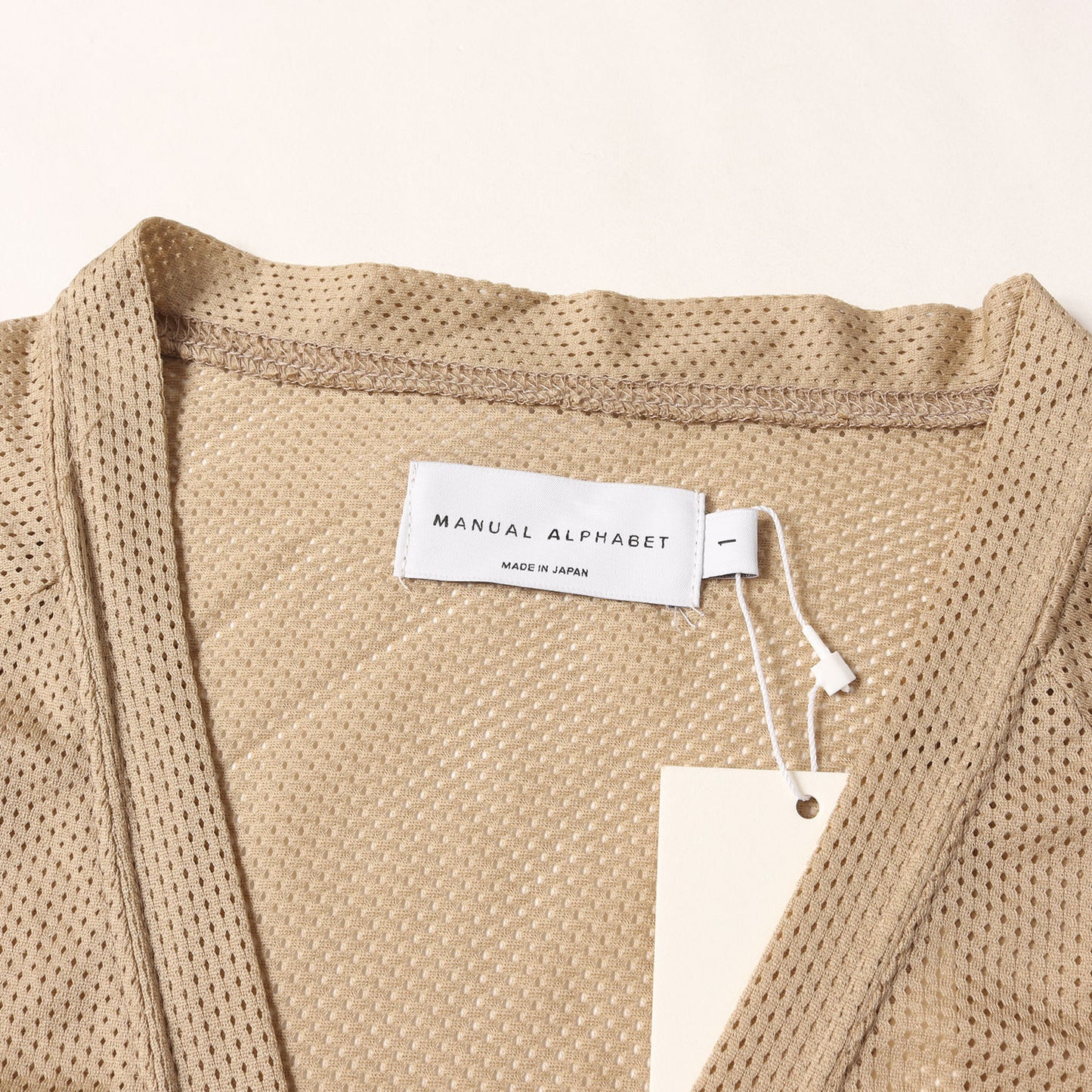 21SS Vネック メッシュ カーディガン / MADE IN JAPAN