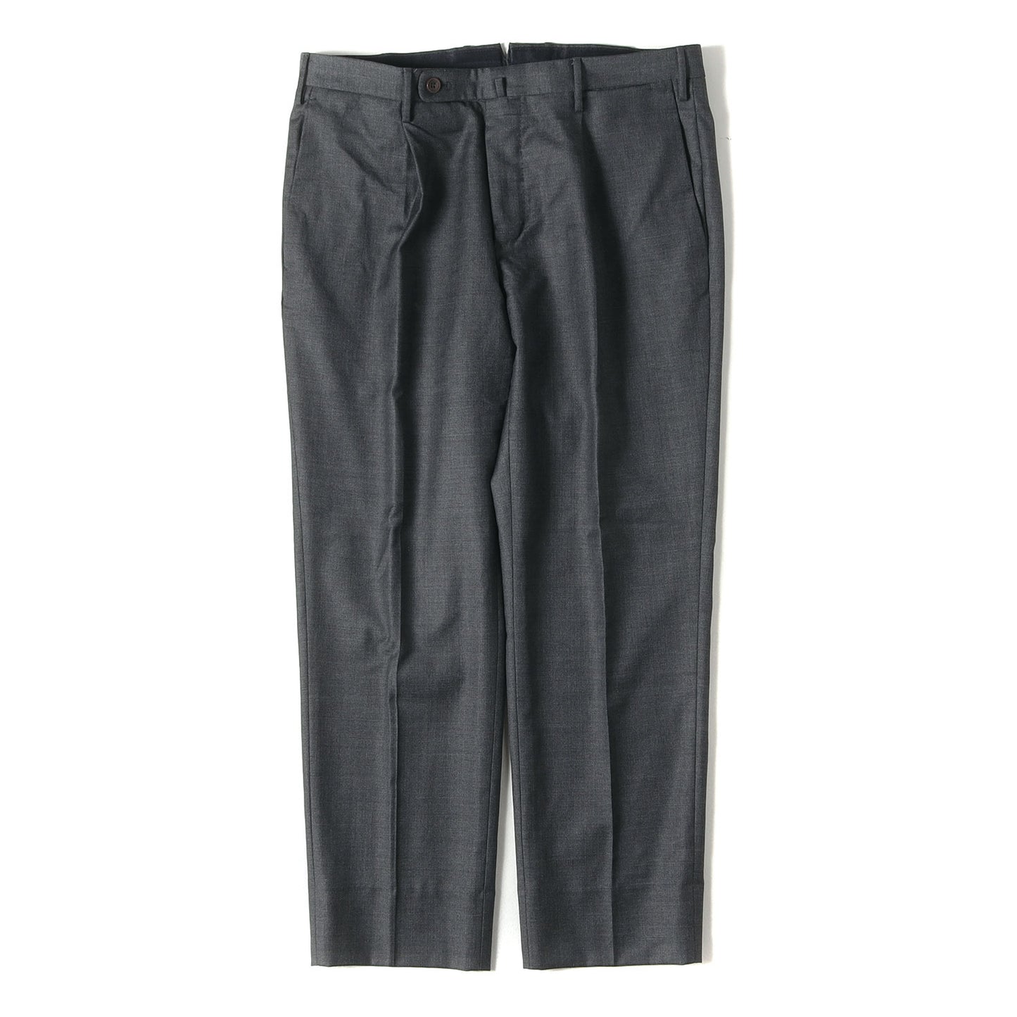 近年モデル ワンタック シャークスキン トラウザー スラックス パンツ / SLIM FIT