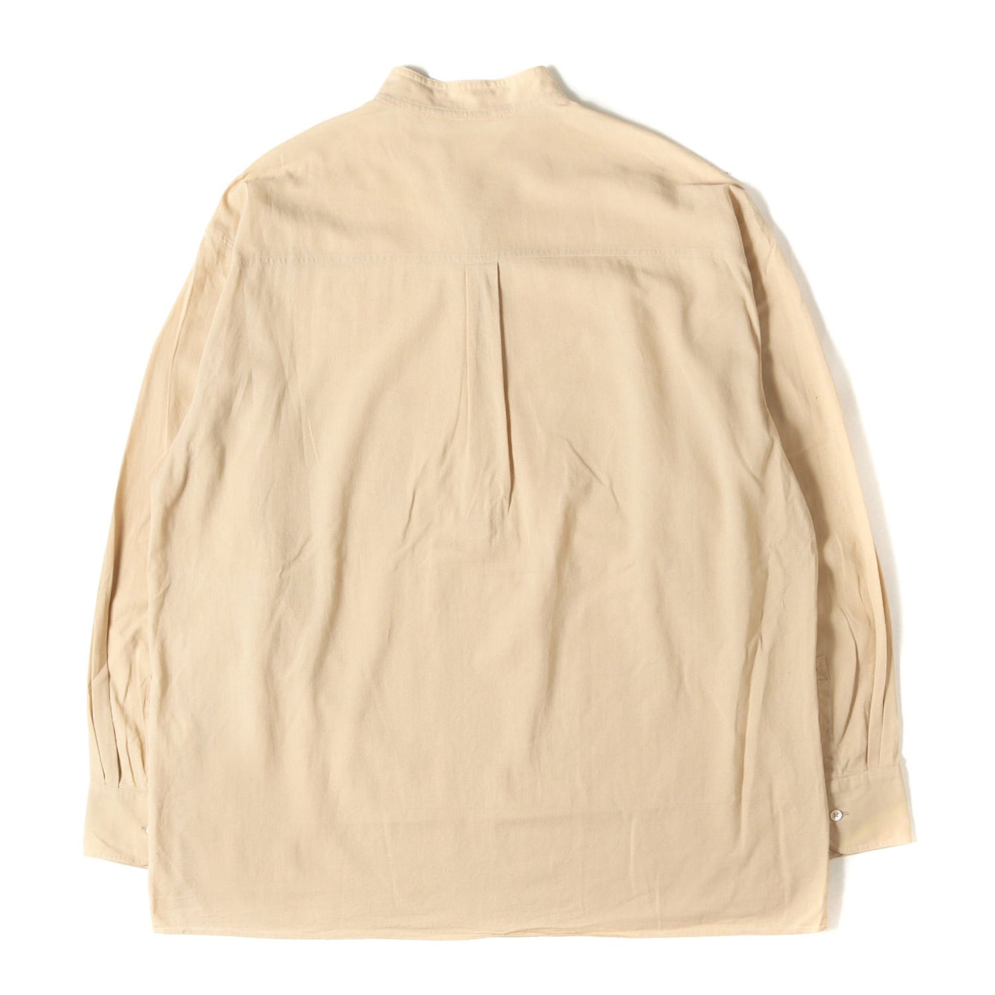 バンドカラー プルオーバー シャツ (SHUTTLE GEORGETTE CLOTH P/O SHIRTS)