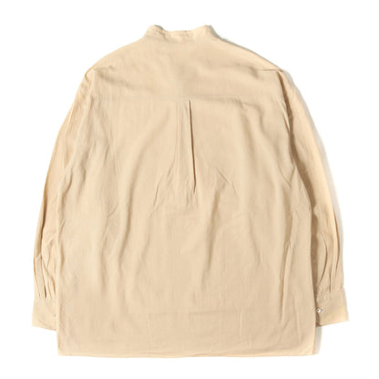 バンドカラー プルオーバー シャツ (SHUTTLE GEORGETTE CLOTH P/O SHIRTS)