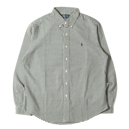 ギンガムチェック ボタンダウン ドレス シャツ / CUSTOM FIT