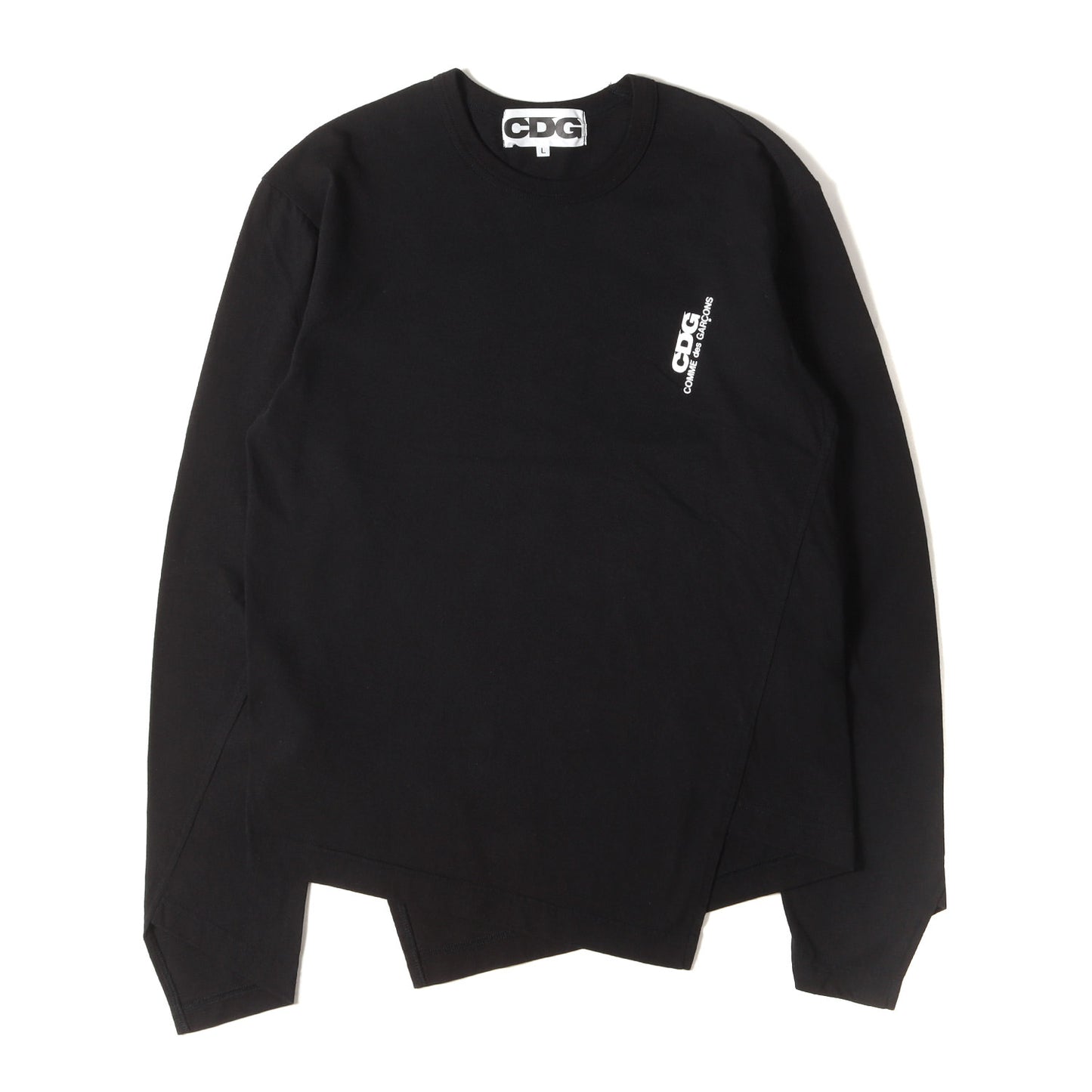 24AW バイアス カットソー (BIAS DESIGNED LONG SLEEVED T-SHIRT) / CDG