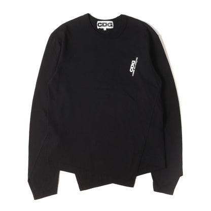 24AW バイアス カットソー (BIAS DESIGNED LONG SLEEVED T-SHIRT) / CDG