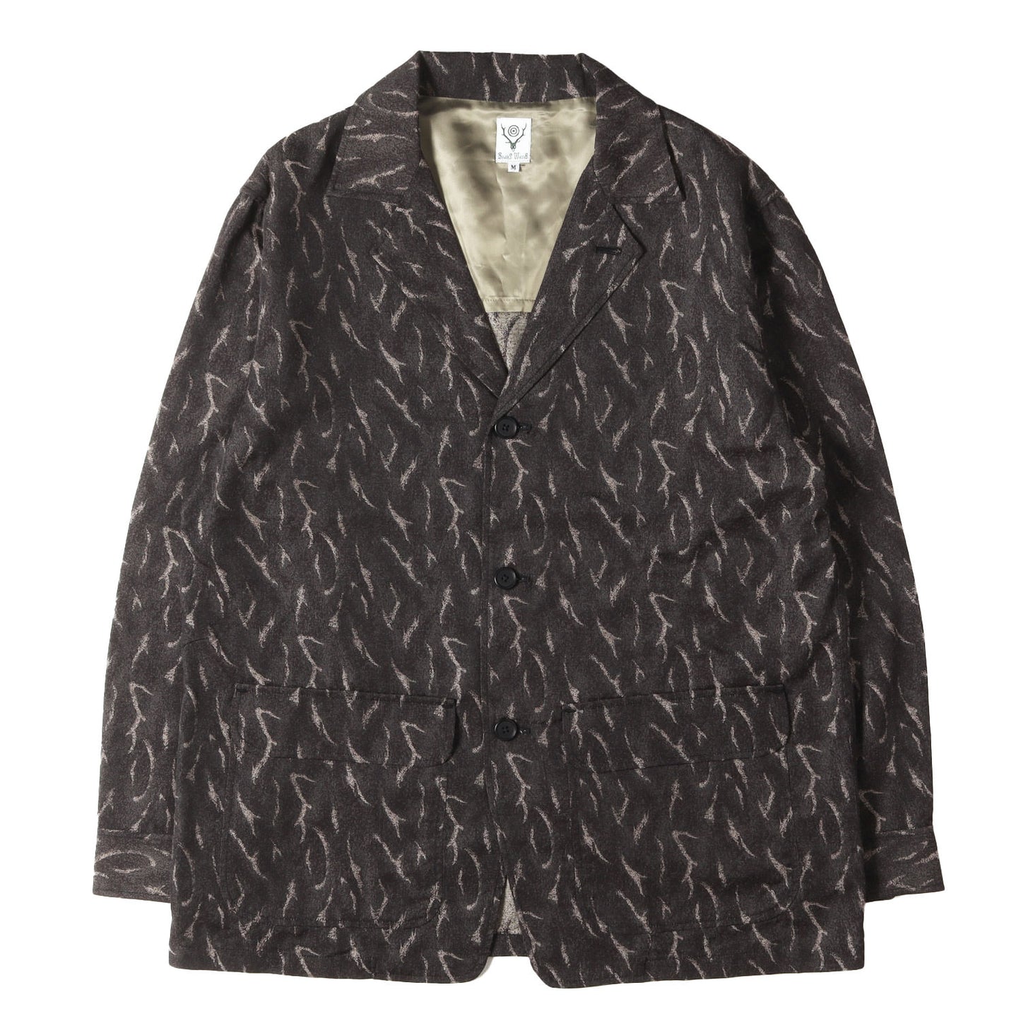 25SS ジオメトリック ジャガード 3B ペンジャケット (Pen Jacket Deer Horn Camo Jacquard)
