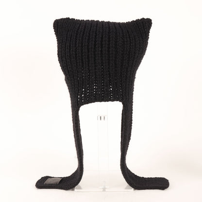 23AW 猫耳 フラップ ニット キャップ (CAT EAR FLAP KNIT)