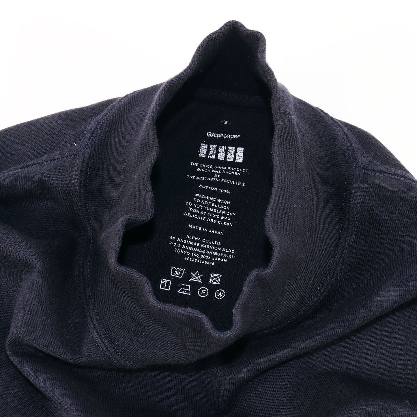 現行モデル モックネック ロングスリーブ Tシャツ (L/S MOCK NECK TEE)