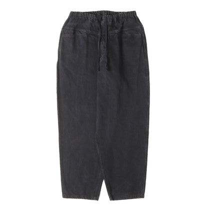 25SS ブラックドリル テーパード イージー パンツ