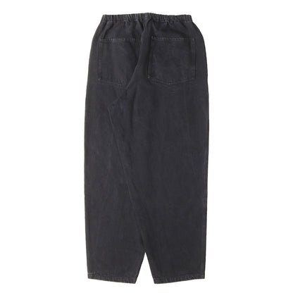 25SS ブラックドリル テーパード イージー パンツ