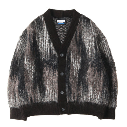 23AW モヘア ニット カーディガン (Multi Color Brushed Prime-Over V-Neck Knit Cardigan)