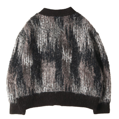 23AW モヘア ニット カーディガン (Multi Color Brushed Prime-Over V-Neck Knit Cardigan)