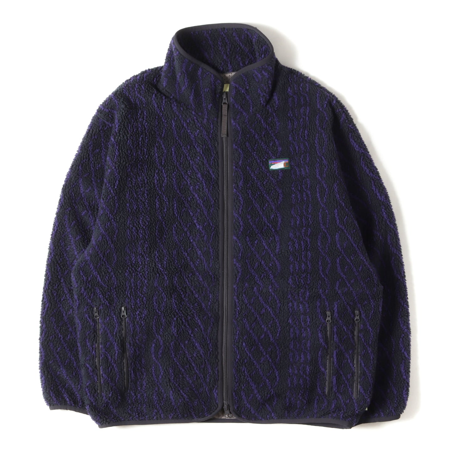 22AW ジオメトリック ジャガード フリース ジャケット (JACQUARD FLEECE)