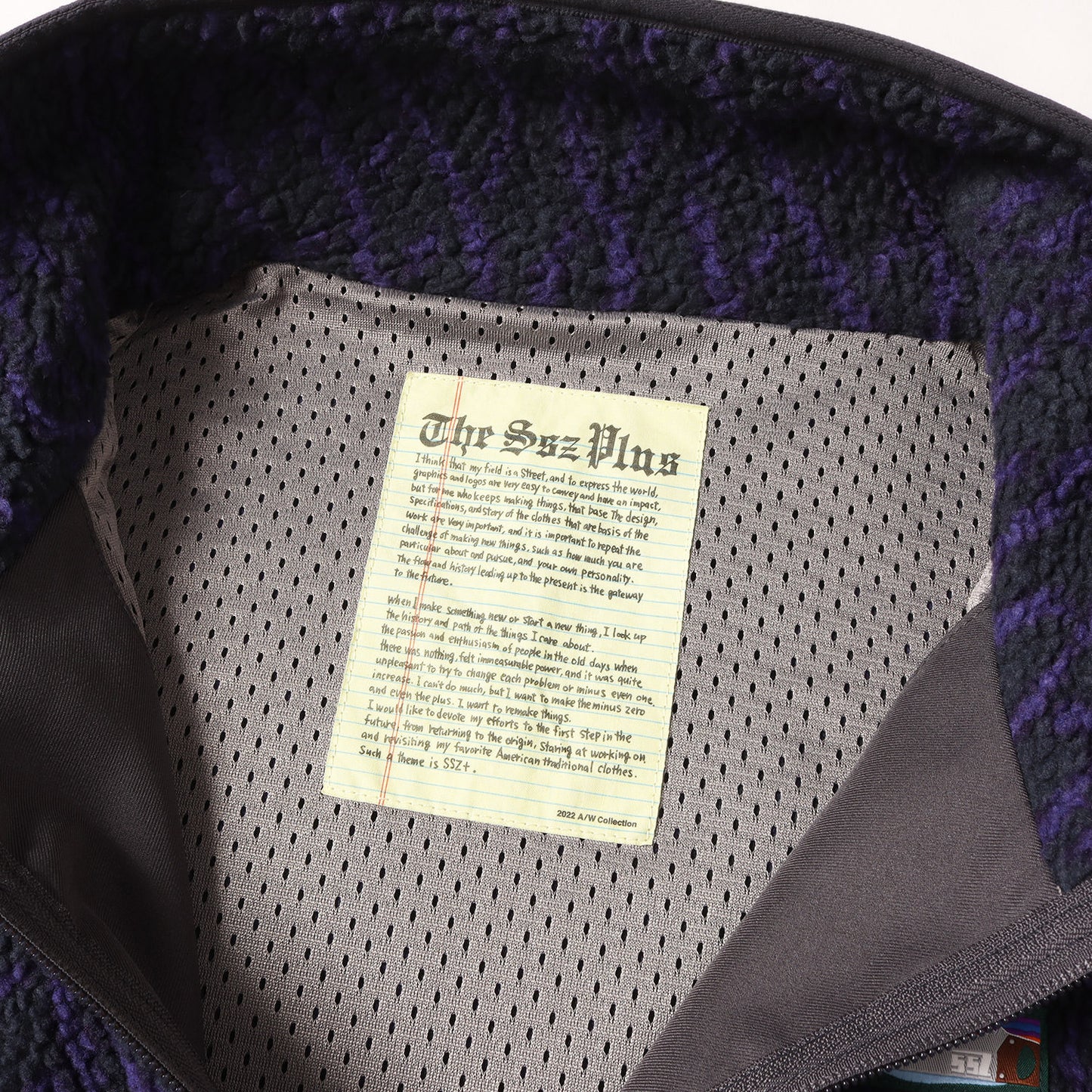 22AW ジオメトリック ジャガード フリース ジャケット (JACQUARD FLEECE)