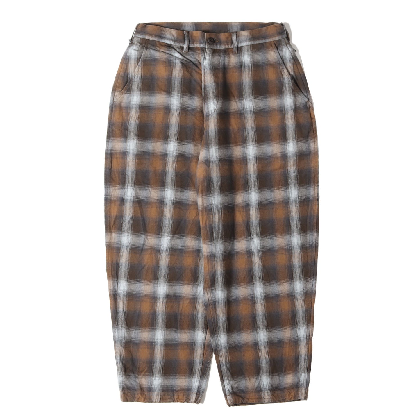 21AW オンブレチェック バギーテーパード パンツ (RAPOMBRE PANTS)