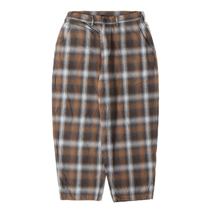 21AW オンブレチェック バギーテーパード パンツ (RAPOMBRE PANTS)