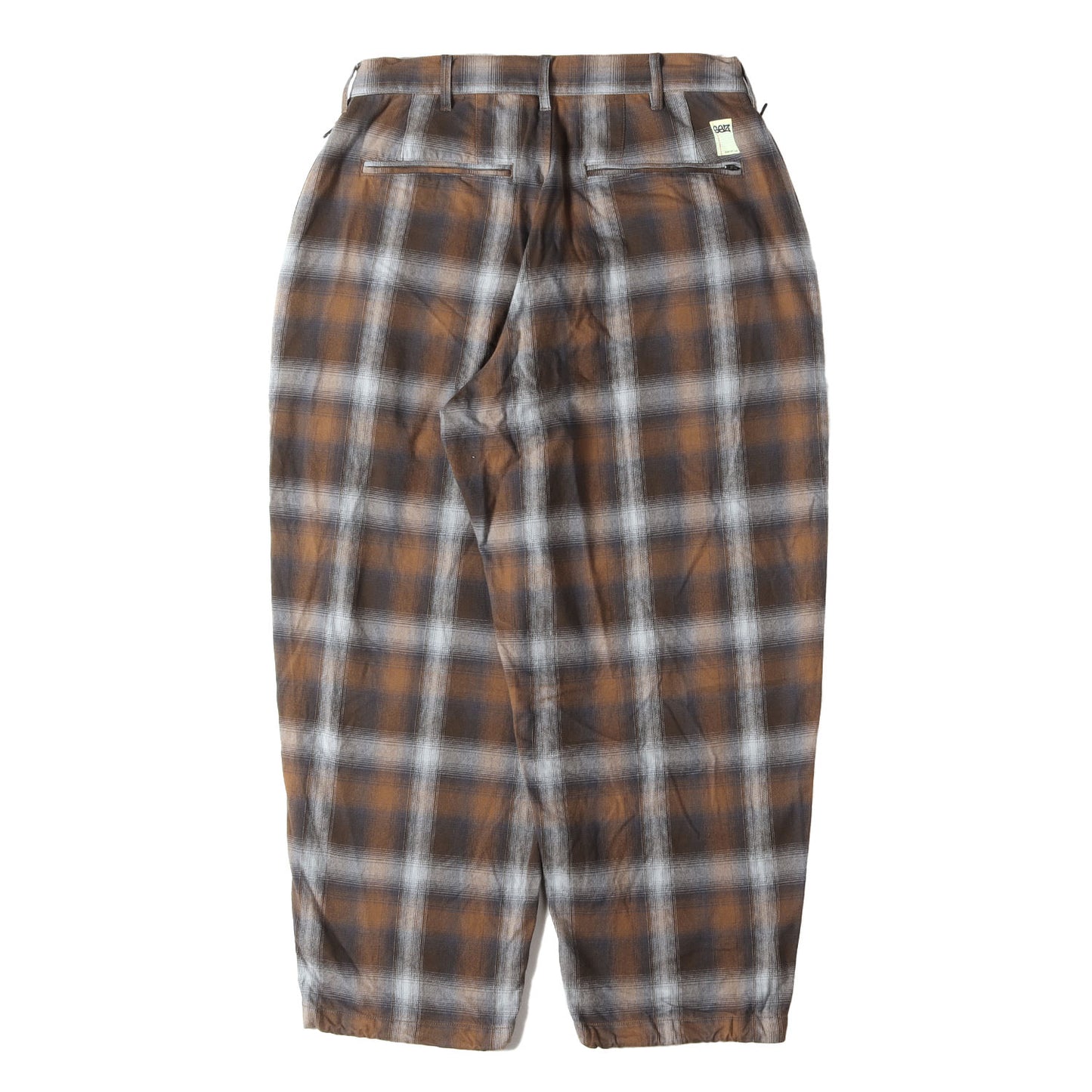 21AW オンブレチェック バギーテーパード パンツ (RAPOMBRE PANTS)